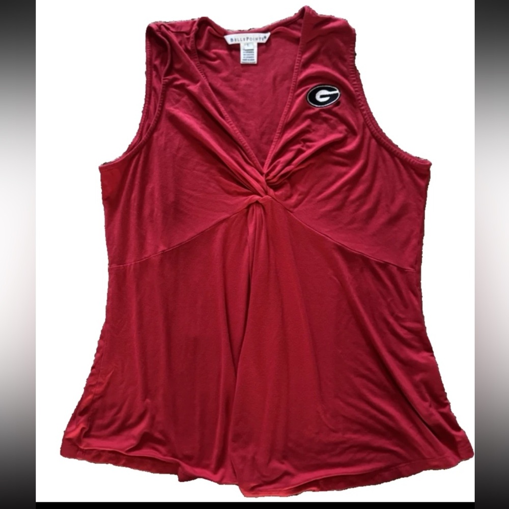 Vintage Bellepointe University of Georgia Women's Top Butterfly Waist Tank Top